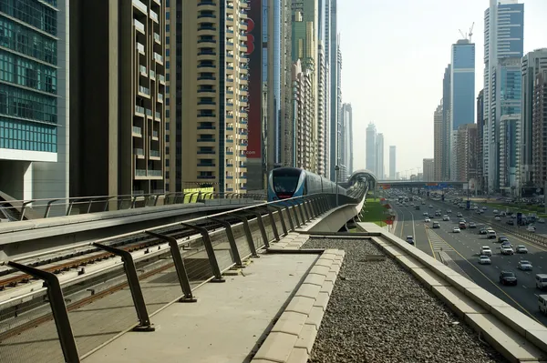 Metro van Dubai, Verenigde Arabische Emiraten — Stockfoto