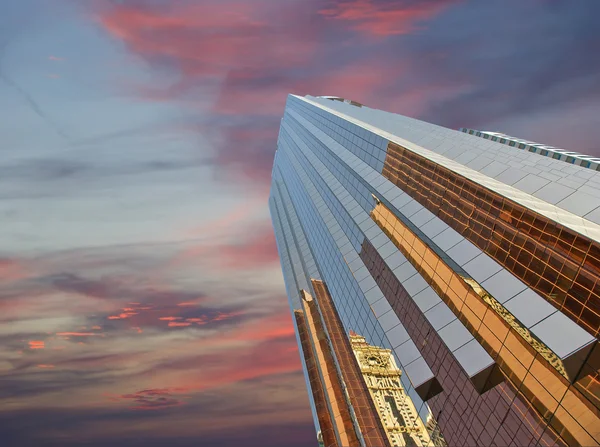 Modern felhőkarcolók, Sheikh zayed road, Dubai, Egyesült Arab Emírségek — Stock Fotó