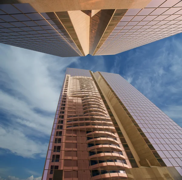 Modern skyscrapers,Sheikh zayed road, Dubai,United Arab Emirates — Stock Photo, Image