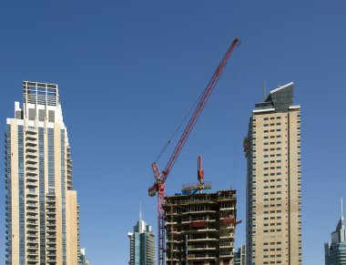 Modern gökdelenler, dubai marina, dubai, Birleşik Arap Emirlikleri