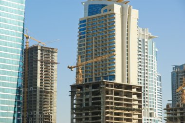 Modern gökdelenler, dubai marina, dubai, Birleşik Arap Emirlikleri