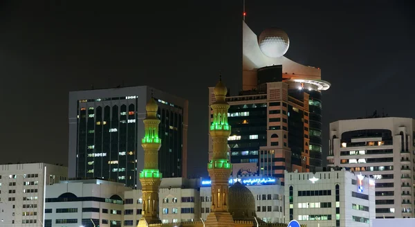 Abu Dabi manzarası, Birleşik Arap Emirlikleri — Stok fotoğraf