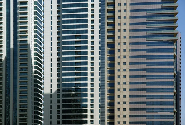 Rascacielos modernos, Dubai Marina, Dubai, Emiratos Árabes Unidos —  Fotos de Stock