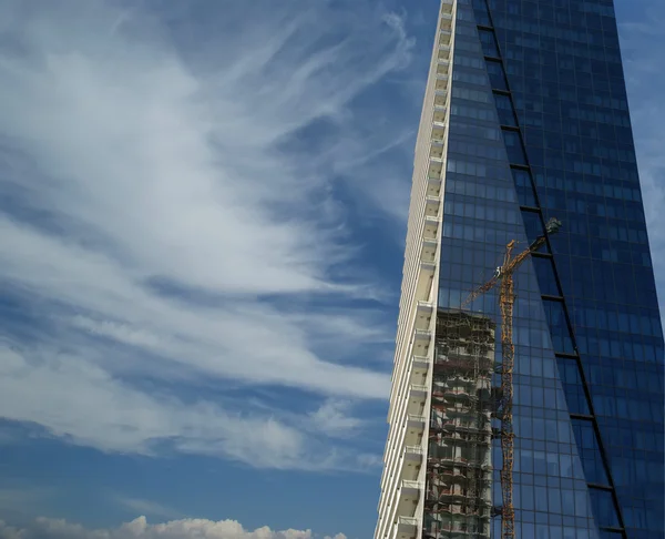 Moderní mrakodrapy, dubai marina, Dubaj, Spojené arabské emiráty — Stock fotografie