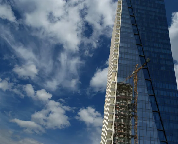 Moderní mrakodrapy, dubai marina, Dubaj, Spojené arabské emiráty — Stock fotografie