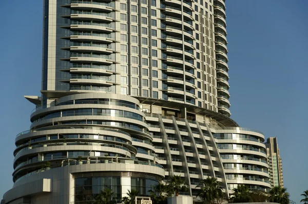 Διεύθυνση μοντέρνο ξενοδοχείο στο κέντρο της πόλης burj Ντουμπάι, Ντουμπάι — Φωτογραφία Αρχείου