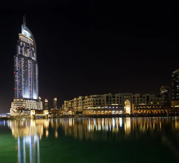 现代酒店地址在市中心 burj 迪拜，迪拜 — 图库照片