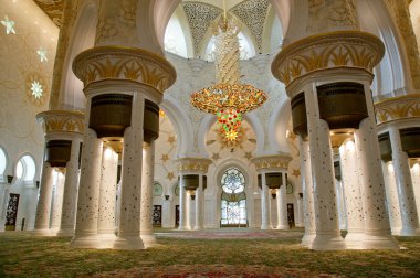 BAE Abu Dabi Şeyh zayed beyaz Camii