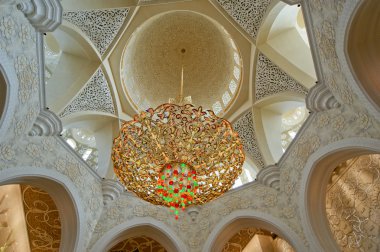 BAE Abu Dabi Şeyh zayed beyaz Camii