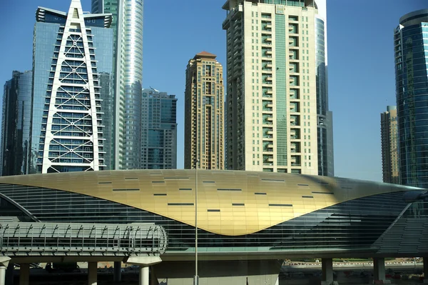 Dubai metro, Birleşik Arap Emirlikleri — Stok fotoğraf