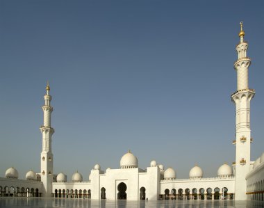 BAE Abu Dabi Şeyh zayed beyaz Camii