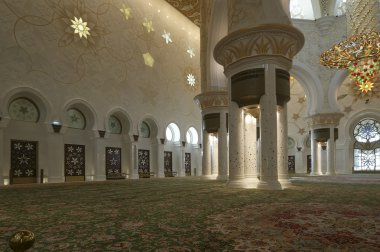 BAE Abu Dabi Şeyh zayed beyaz Camii