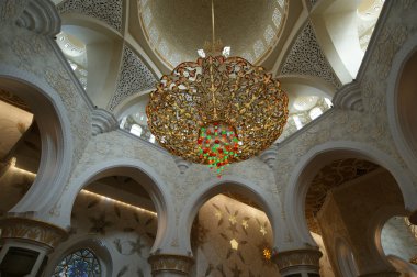 BAE Abu Dabi Şeyh zayed beyaz Camii