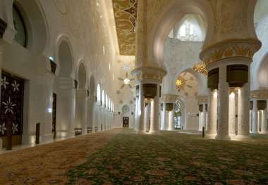 BAE Abu Dabi Şeyh zayed beyaz Camii