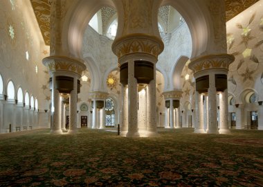 BAE Abu Dabi Şeyh zayed beyaz Camii