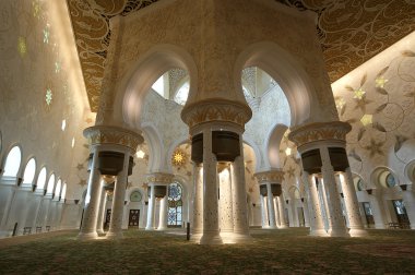 BAE Abu Dabi Şeyh zayed beyaz Camii