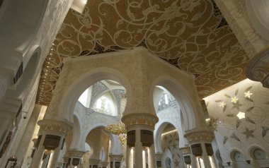 BAE Abu Dabi Şeyh zayed beyaz Camii