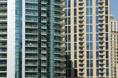 Modern gökdelenler, dubai marina, dubai, Birleşik Arap Emirlikleri