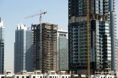 Modern gökdelenler, dubai marina, dubai, Birleşik Arap Emirlikleri