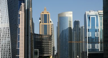 Modern gökdelenler, dubai marina, dubai, Birleşik Arap Emirlikleri