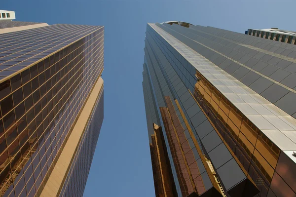 Modern felhőkarcolók, Sheikh zayed road, Dubai — Stock Fotó