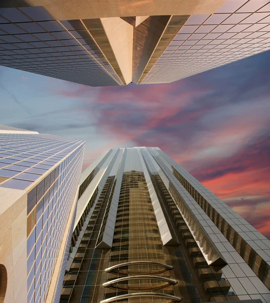 Modern felhőkarcolók, Sheikh zayed road, Dubai — Stock Fotó