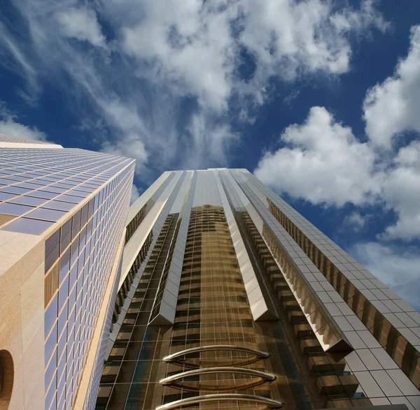 Gratte-ciel modernes, Sheikh zayed road, Dubaï — Photo