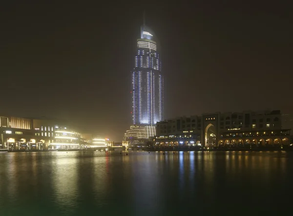 Stop! nebezpečného prostoru现代酒店地址在市中心 burj 迪拜，阿拉伯联合酋长国 — 图库照片