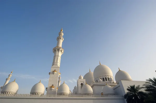 Abu dhabi sheikh zayed vita moské i uae — Stockfoto