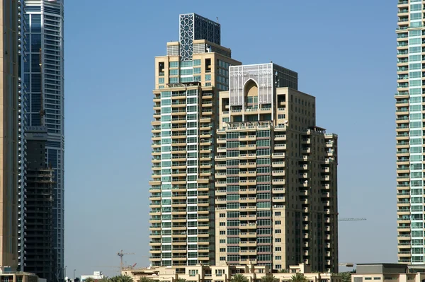 Moderne wolkenkrabbers, dubai marina, dubai, Verenigde Arabische Emiraten — Stockfoto