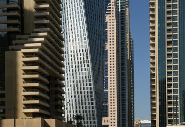 Modern gökdelenler, dubai marina, dubai, Birleşik Arap Emirlikleri