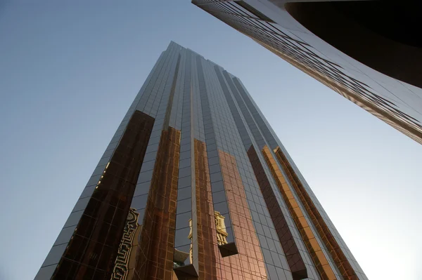 Modern felhőkarcolók, a Sheikh zayed road, Dubai, Egyesült Arab Emírségek — Stock Fotó