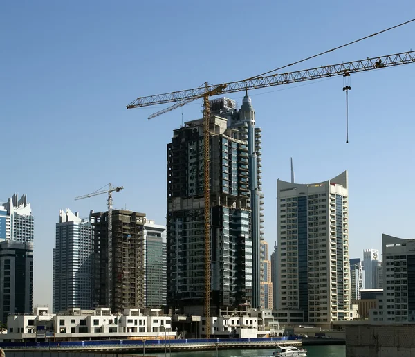 Moderne wolkenkrabbers, dubai marina, dubai, Verenigde Arabische Emiraten — Stockfoto