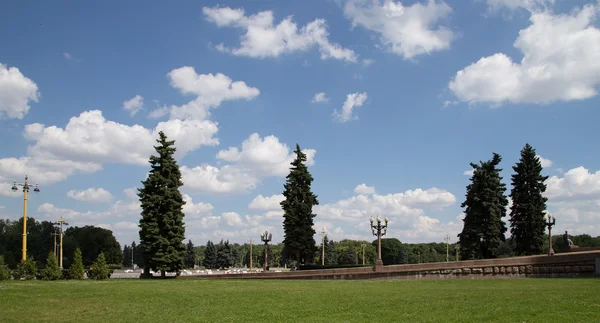 Territory of the Moscow State University, Russia — Stock Photo, Image