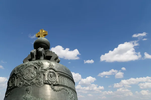 Tsar Bell, também conhecido como Tsarsky Kolokol, Moscovo Kremlin — Fotografia de Stock