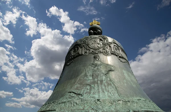 Tsar Bell, também conhecido como Tsarsky Kolokol, Moscovo Kremlin — Fotografia de Stock