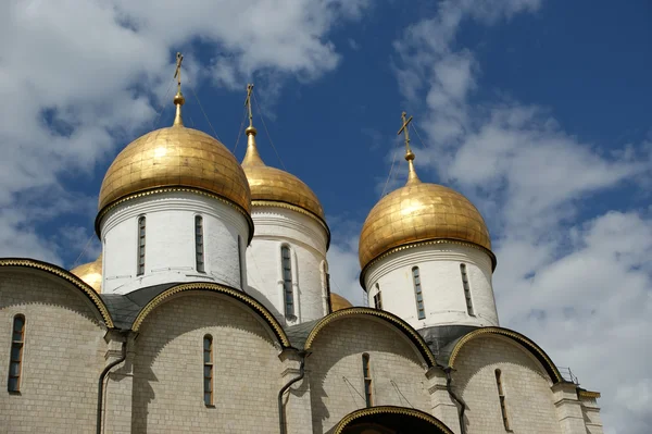 Catedral da Assunção, Kremlin de Moscou, Patrimônio Mundial da UNESCO — Fotografia de Stock