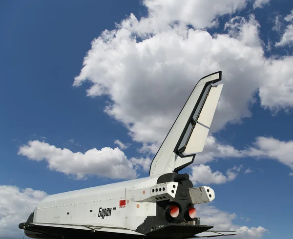 A nave espacial Buran veículo orbital soviético — Fotografia de Stock