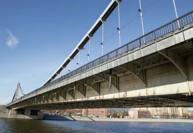 krymsky Köprüsü veya Kırım Köprüsü. Moskova. Rusya