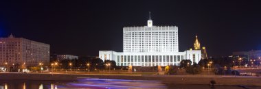 Moskova, Rusya, hükümet, gece evi.