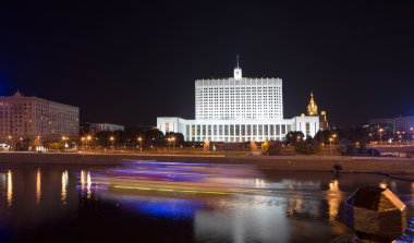 Moskova, Rusya, hükümet, gece evi.