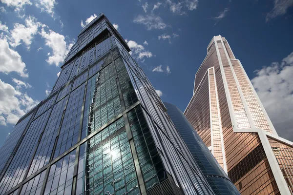 Skyscrapers of the International Business Center (City), Moscow, Russia — Stock Photo, Image