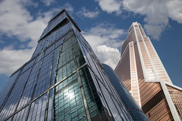 Skyscrapers of the International Business Center (City), Moscow, Russia — Stock Photo, Image