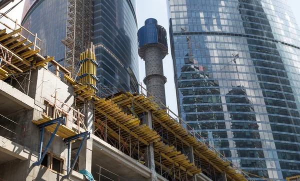 Skyscrapers of the International Business Center (City), Moscow, Russia — Stock Photo, Image