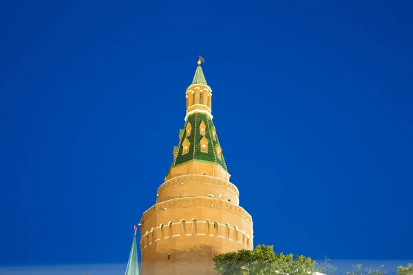 Moscú Kremlin de noche, Rusia — Foto de Stock