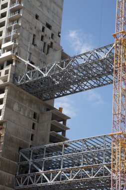 İnşaat alanında. Endüstriyel görüntü