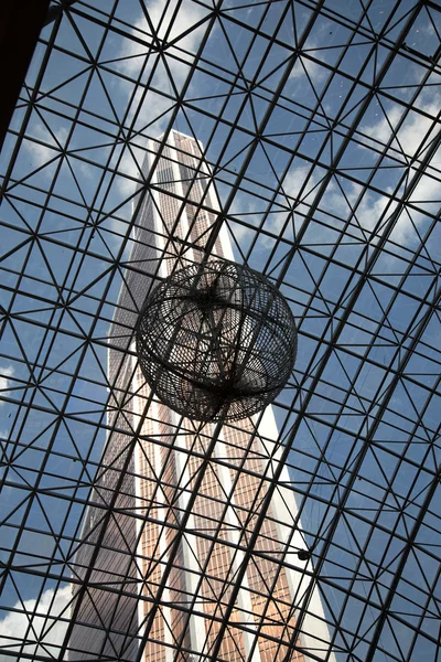 Ουρανοξύστες του Διεθνούς Κέντρου επιχειρήσεων (πόλη), Μόσχα, Ρωσία — Φωτογραφία Αρχείου