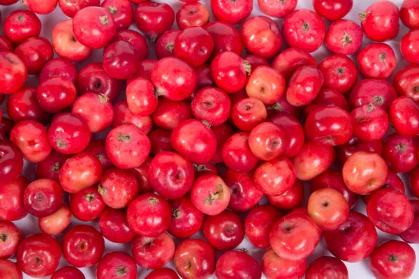 Gran grupo de manzanas rojas de fondo —  Fotos de Stock