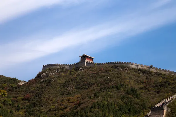 Weergave van een van de meest schilderachtige delen van de grote muur van china, ten noorden van Peking — Stockfoto