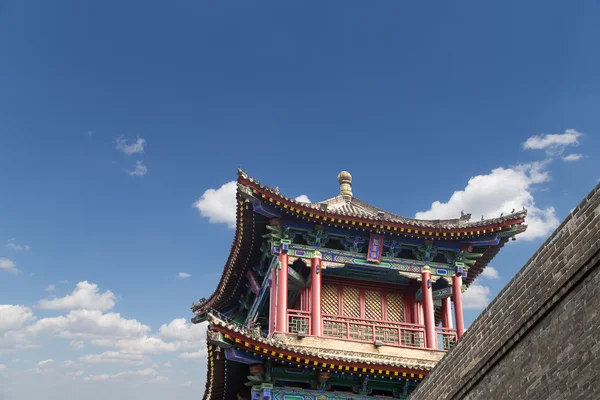 Крепости Сианя (Сиань, Сиань) древней столицы Китая — стоковое фото